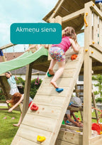 bērnu koka šūpoles